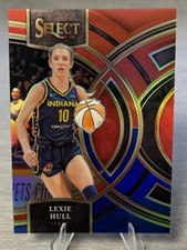 🔥🏀LEXIE HULL 2024 Select WNBA Premier Red & Blue Prizm /399 #FEVER STAR!!!🏀🔥