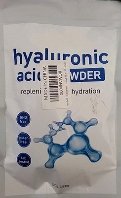 Micro Ingredients Hyaluronic Acid Serum Powder Vegan Water Soluble 100 Grams 3.5