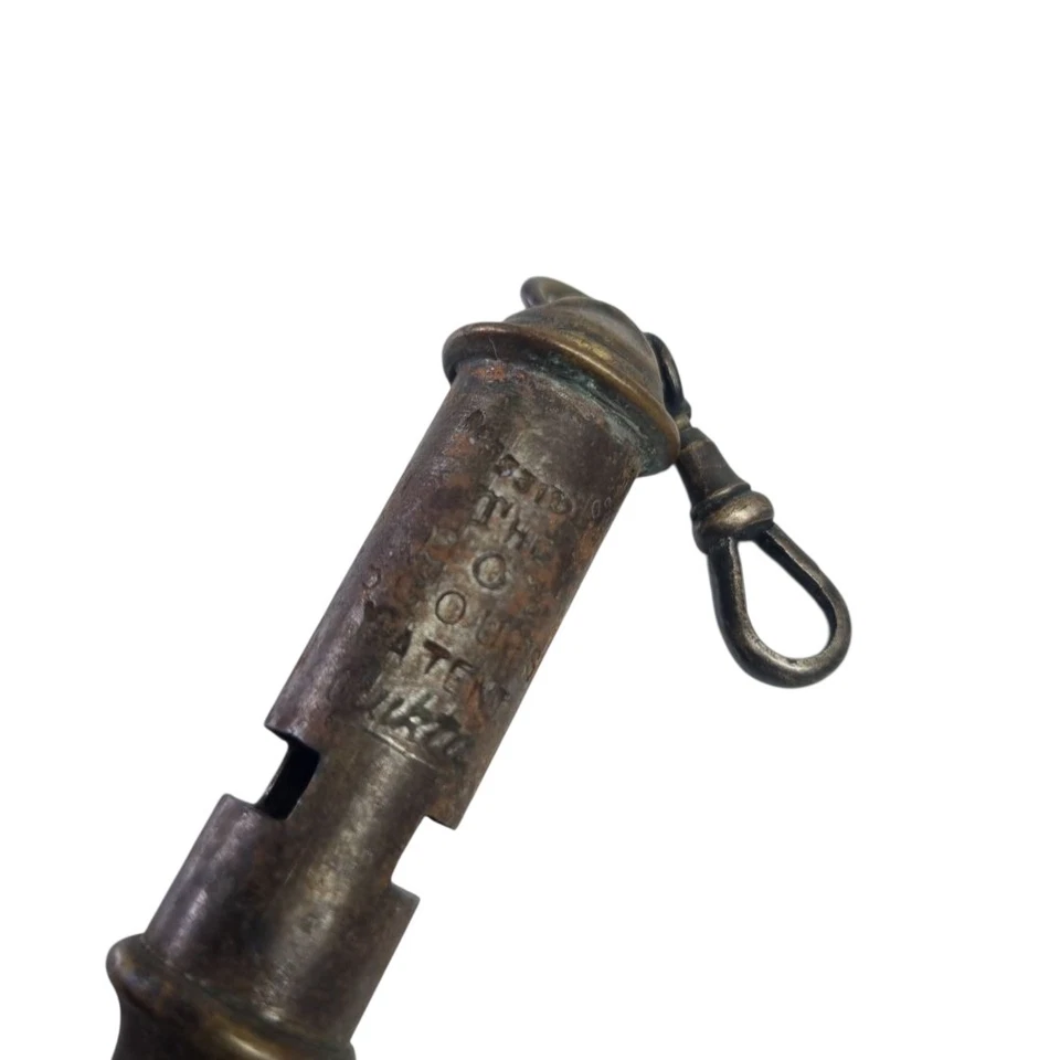 Bukta Original Boy Scouts Whistle Antique Brass Very Rare - Image 2 of 4