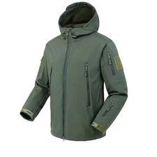 SoftShell Polar Waterproof Jackets, Hooded Jackets, Fishing, Hiking,