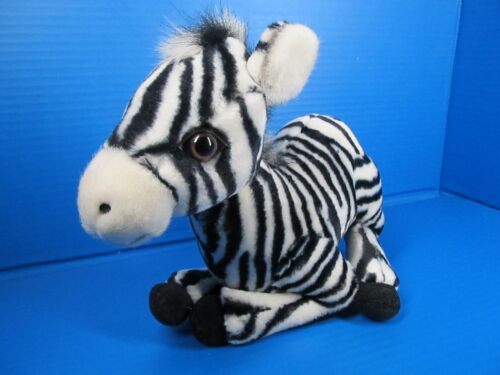 Walmart Sitting Baby Foal Zebra Realistic Stuffed Animal 9" Plush - Picture 2 of 9