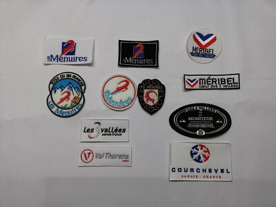 Patch Aufnäher 3 VALLEES COURCHEVEL MERIBEL LES MENUIRES VAL THORENS Ski esf ffs
