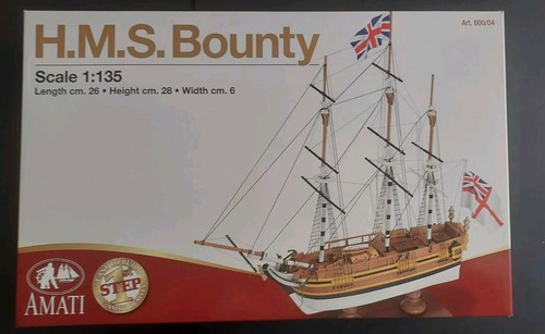 Amati - Kit di Montaggio H.M.S. Bounty 1:135 - Cod. 600/04 - Fondo di magazzino - Foto 1 di 2