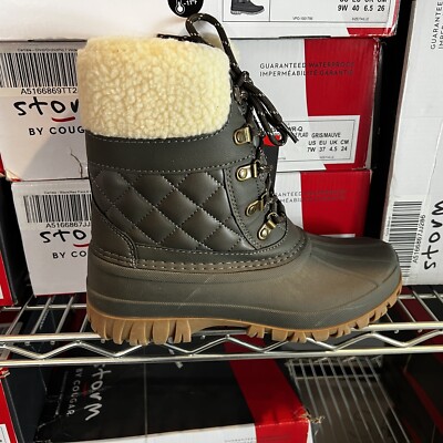 Storm By Cougar Carlisle Carlisle Boots Women's 7m Green Olive Lace-up  C326