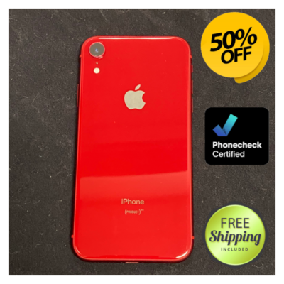 #ad Apple iPhone XR 64GB Unlocked Black Red Coral Blue Very Good Condition $154.00