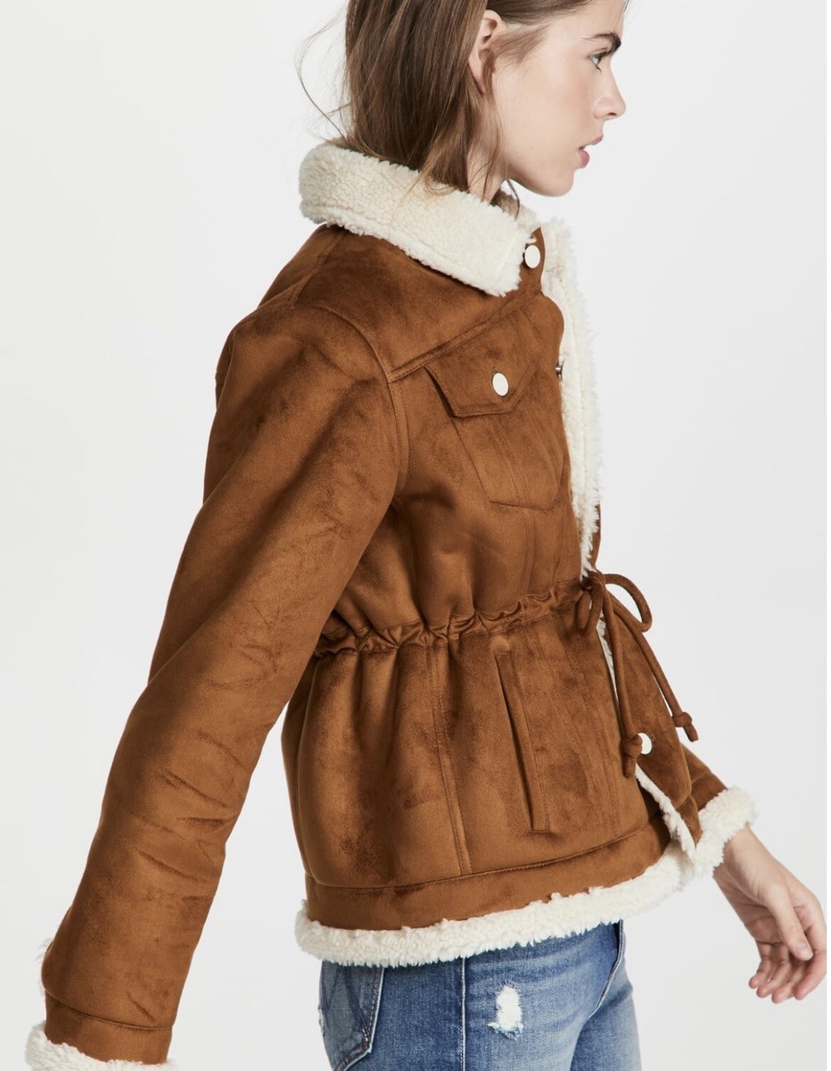 sheller Suede-Like Drawstring Jacket 【公式通販】
