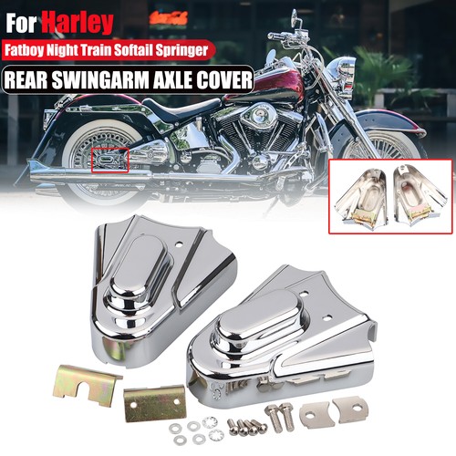 Chrome Rear Swingarm Axle Covers For 