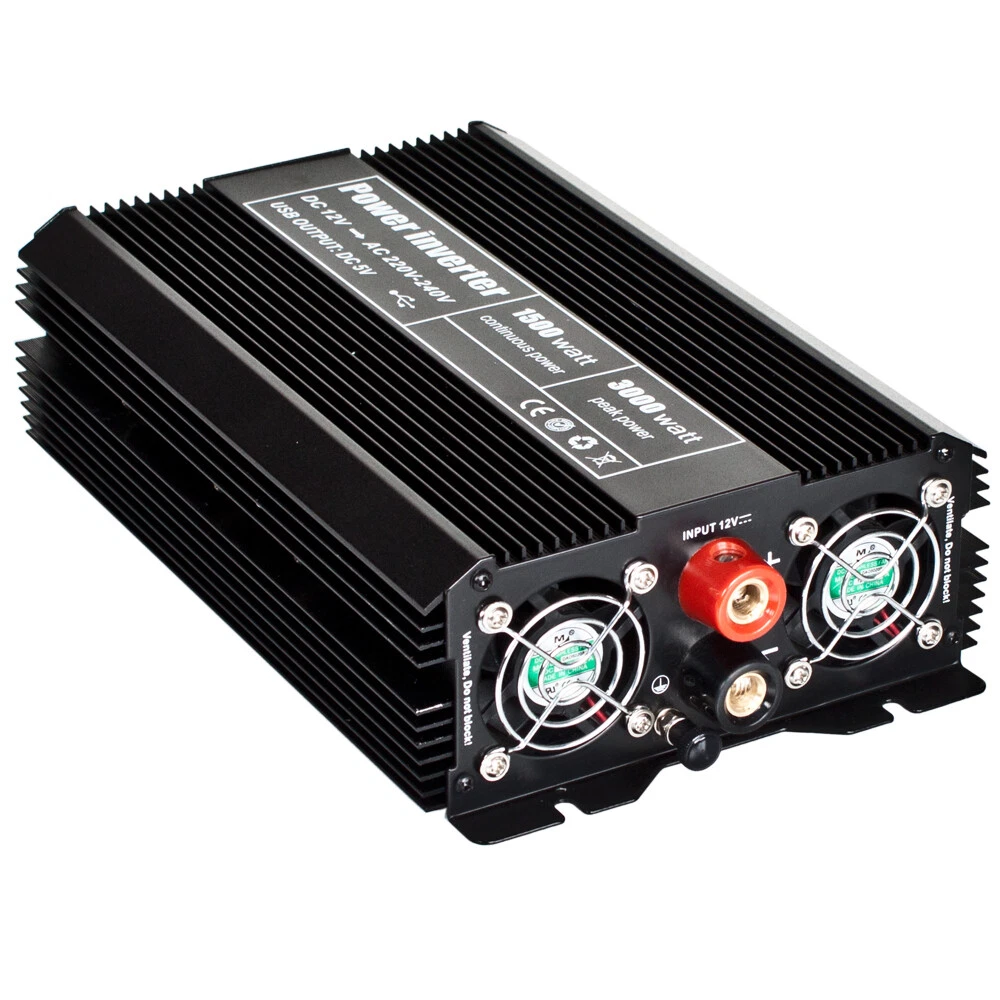 Spannungswandler Inverter 12V auf 230V 1500 3000 W Watt 