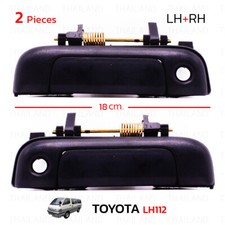 Par de manijas de puerta exteriores delanteras para Toyota HiAce Commuter Van 1989 2004
