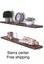 dakoda love 48" x 8" weathered edge solid wood floating shelves | premium handma