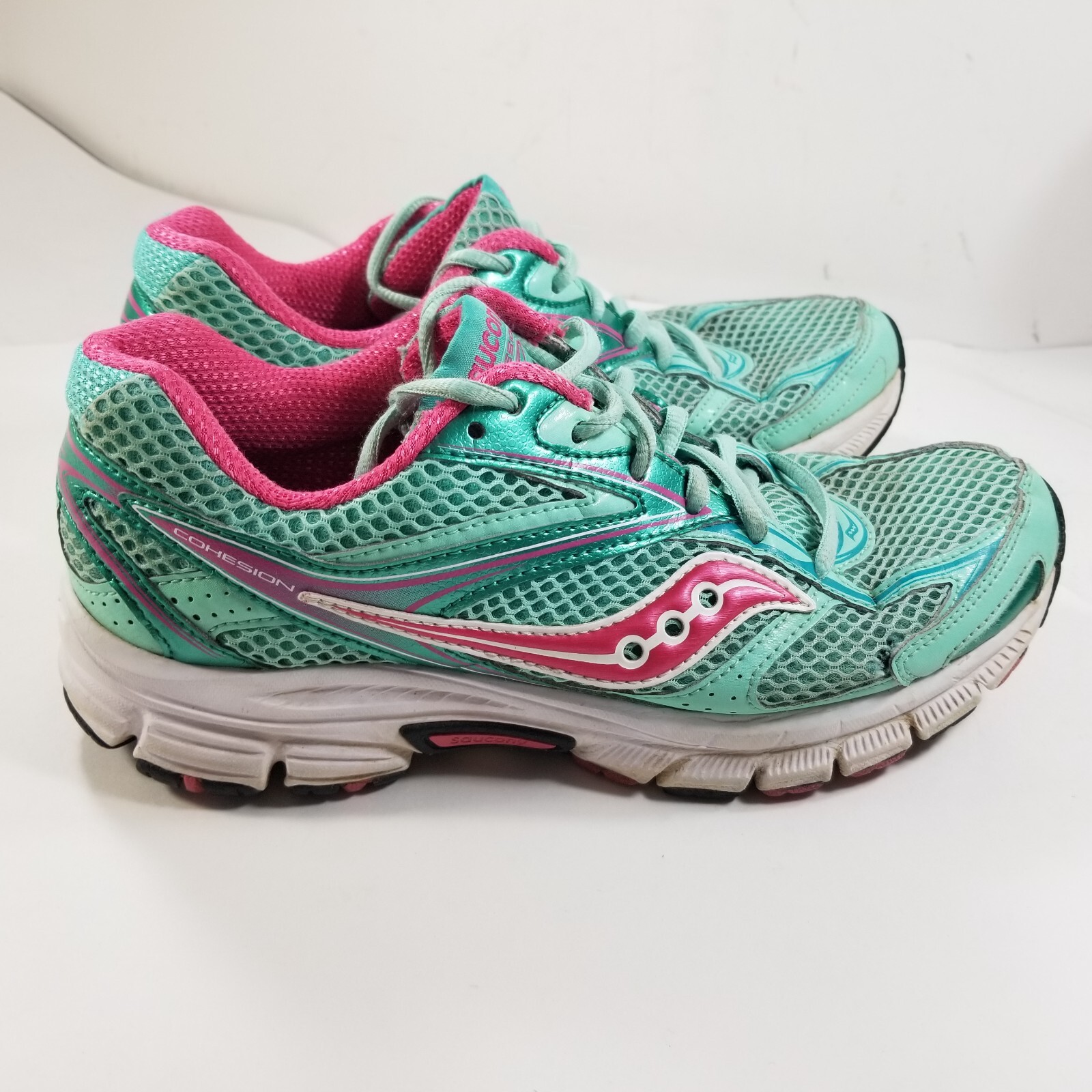 Saucony Womens Cohesion 8 S15218-4 Green Running Shoes Sneakers Size 8.5 thumbnail 4