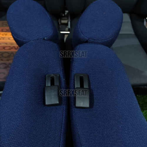 【1 PAIR】AUTHENTIC RECARO LSC BLUE MONZA Very Good Condition - Foto 10 di 12