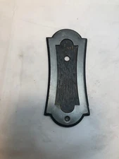 Vintage Silver Colored Drawer Pull Back Plate Backplate 3.5"