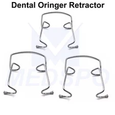 Dental Oringer Lip & Cheek Retractor Oral Surgery Self Retaining Wire Retractors