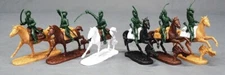 LOD Enterprises Plastic Figure Set LOD037 Amer. Revolution Cavalry Dark Green