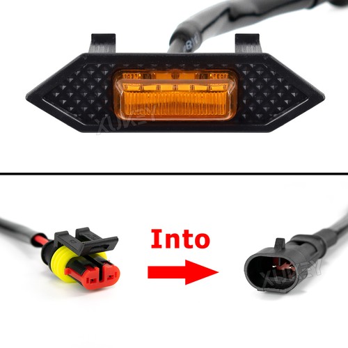4x Amber Yellow LED Grille Grill Light Kit For Toyota RAV4 Hybrid XLE 2019-2023 - Picture 2 of 6