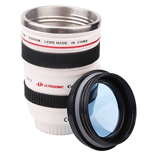 Camera Lens 24-105mm Travel Coffee Mug Cup with Drinking Lid Best Gift