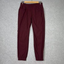 prAna Halle E-Waist Jogger II Women's Size 4 in Burgundy Performance Outdoor