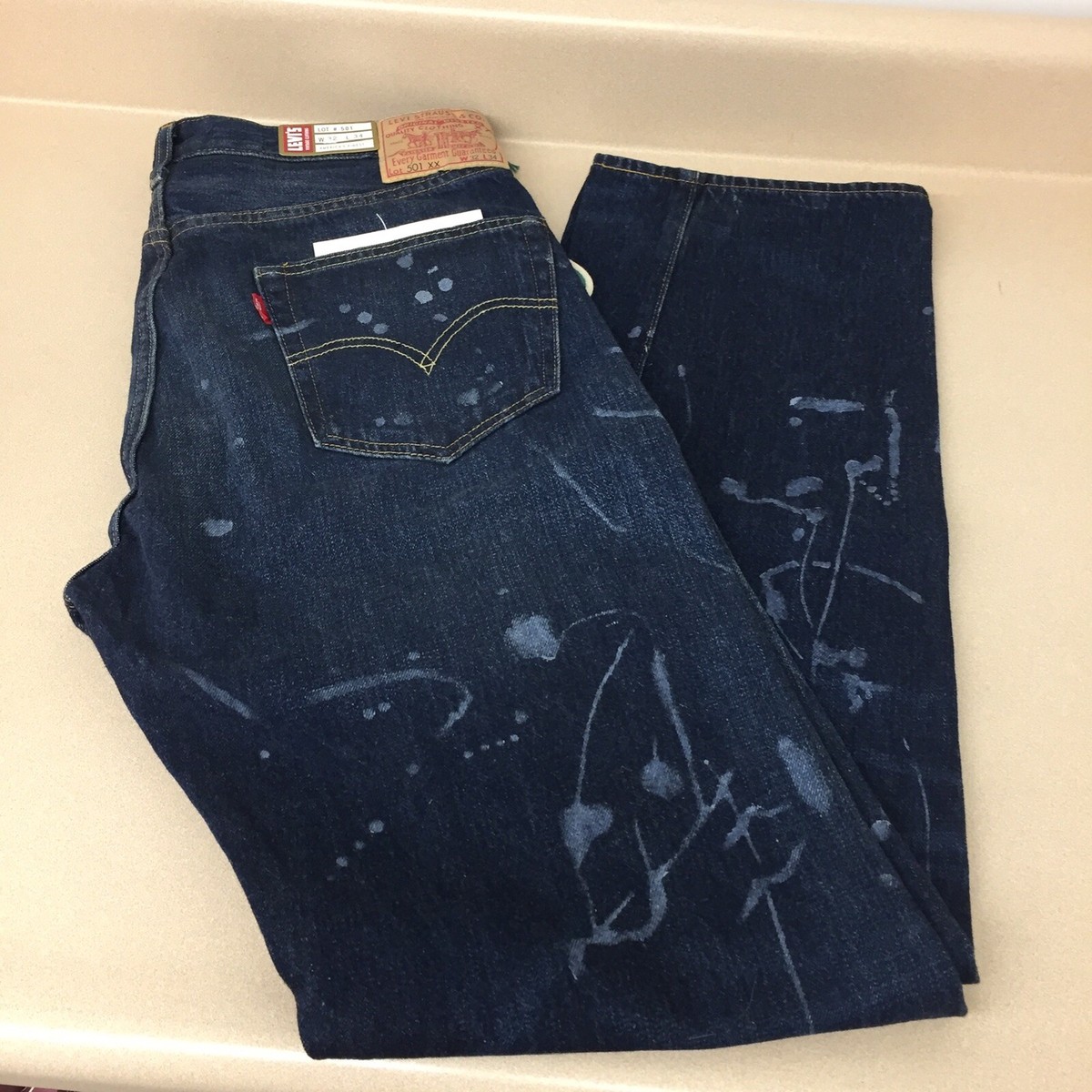Levi’s 501 MADE IN USA $395 Vintage Levi's 501XX rocket city Selvedge Men's Blue