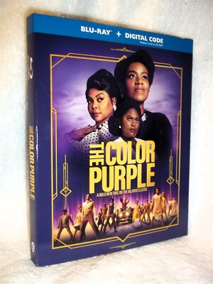 The Color Purple (Blu-ray, 2024) Taraji P Henson Danielle Brooks musical  drama 883929802586|