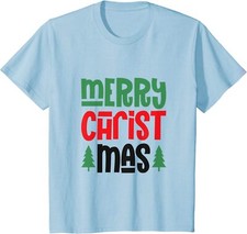 Merry Christ Mas Christmas Tree Celebration Gift Youth Unisex T-shirt
