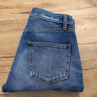 New Current Elliot The Throwback Original Distressed High Straight leg Ryle 27