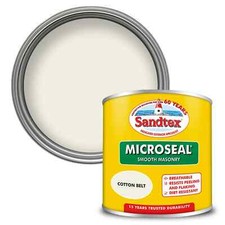 Sandtex Masonry Paint 150ml Tester Pot Ultra Smooth Cotton Belt