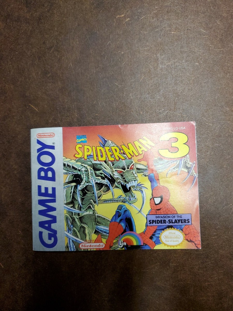 Spider-Man 3 Invasion of the Spider-Slayers Nintendo Game Boy