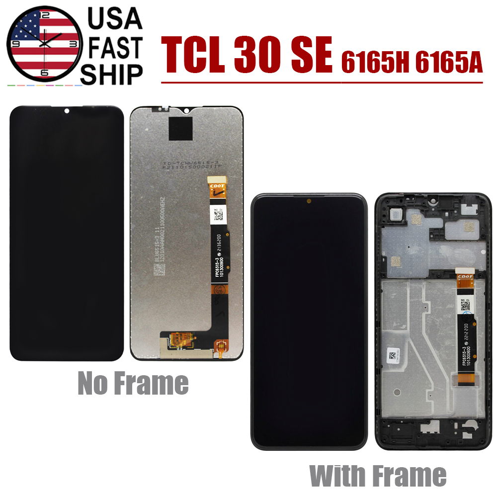 DISPLAY TCL 30SE 6165H 6156H1 6165A 6165A1 LCD + TOUCH SCREEN SCHERMO