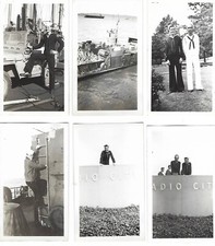 Military Sailors Ships Navy Uniforms Lot of 6 Vintage Photos Photographs