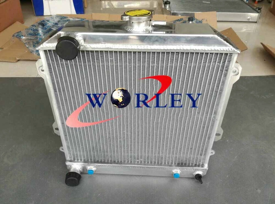 Radiador de aluminio 5 filas para TOYOTA CELICA TA28 1.6L 2T-G 1971 1972 1973 1974 Foto 4 de 4