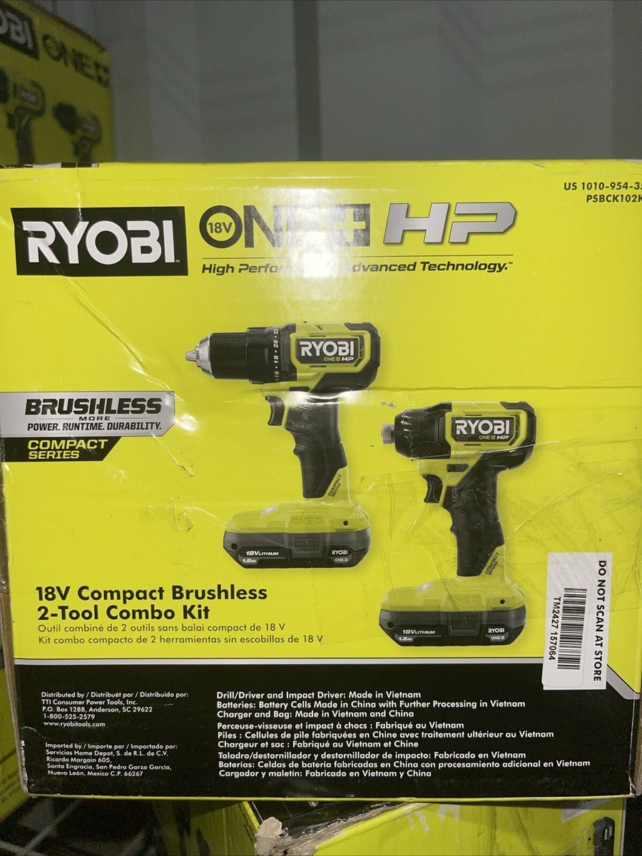 Combo Kit Cheap Drills At Home Depot NEW* Ryobi ONE+ HP 18V
