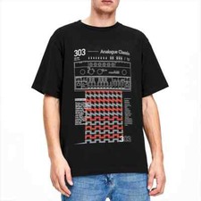 Roland TB-303 TB 303 T Shirt Merch Ciclone Analogico TT303 Puro Cotone Vestiti No