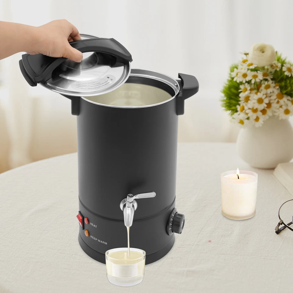 8L Wax Melter for Candle Making Electric Wax Melting Pot Commercial or Home DIY - Image 3 of 4