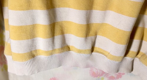 VTG 80's BEVERLY HILLS POLO CLUB STRIPED SWEAT SHIRT w/RIBBED CUFFS SZ XL 46-48 - Picture 13 of 16