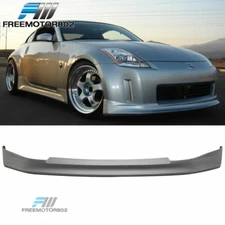 Fits 03-05 Nissan Fairlady Z33 350Z Front Bumper Lip Spoiler V Style PU