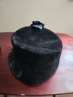 Womens Vintage 1950s Cloche Bucket Hat Riviera Velour Made In Italy Feathers — photo 3