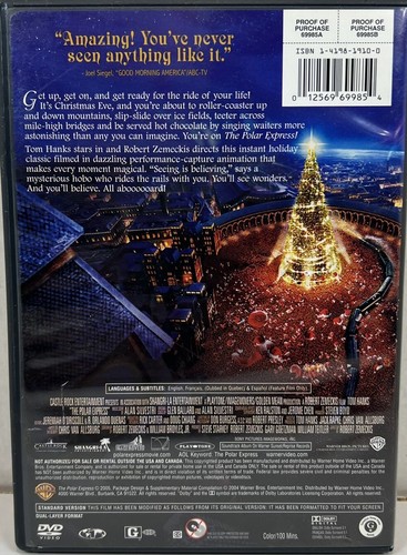 The Polar Express (DVD, 2005, Full Frame) - Picture 2 of 3