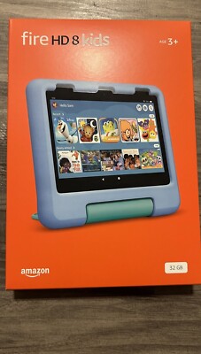 Amazon Fire HD 8 Kids Tablet Blue NEW