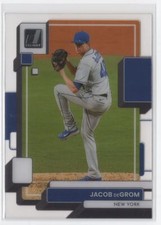 2022 DONRUSS CLEARLY BASEBALL Jacob deGrom New York Mets #48 R28
