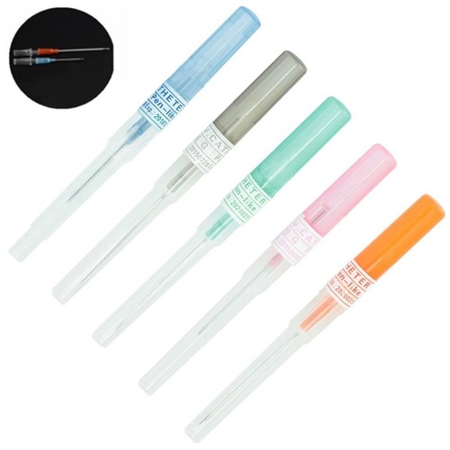 20x Cannula Sterilizza Monouso Corpo Pierce Catetere Ago 14G 16G 18G 20G 22G - Foto 2 di 6