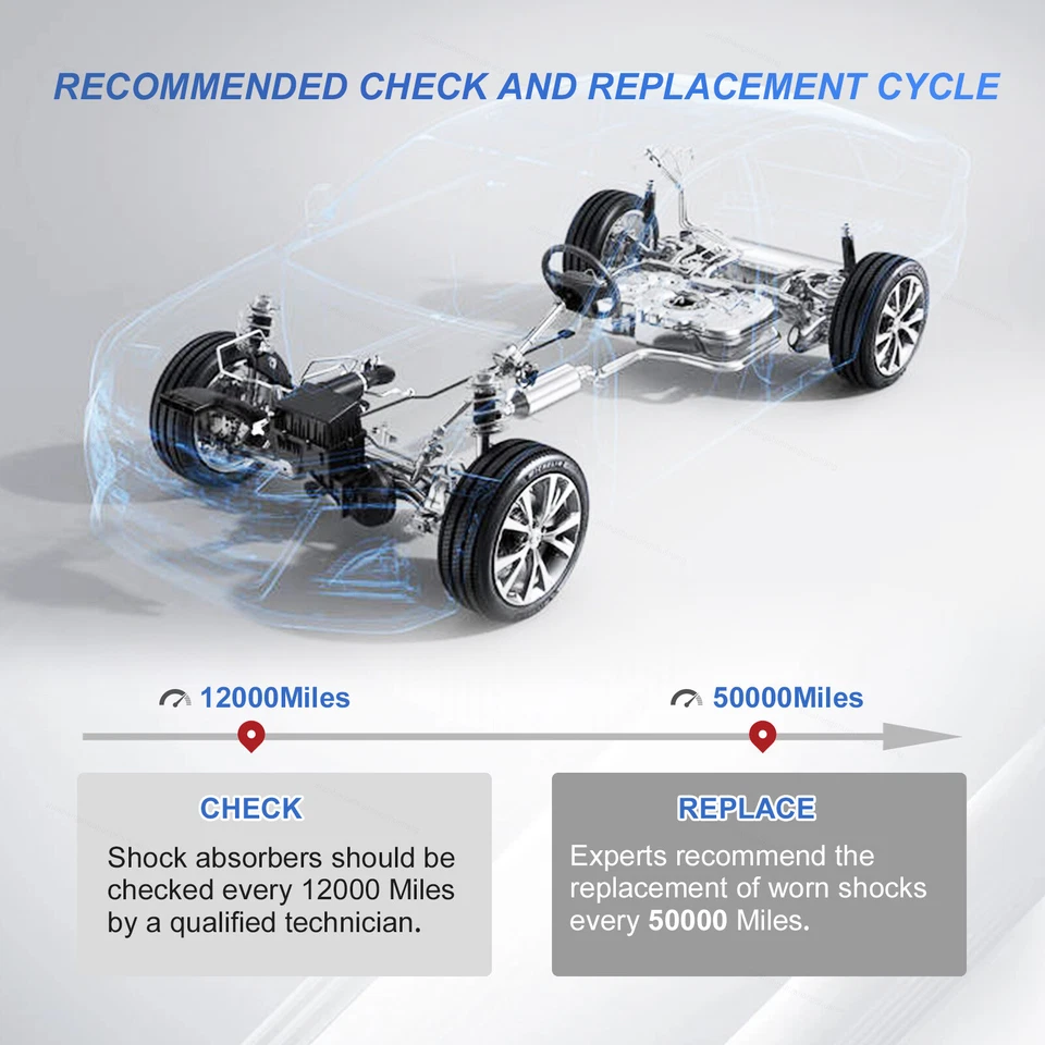 Pair Rear Air Suspension Shock Strut Fit For Mercedes W220 S320 S430 S500 - Изображение 2 из 4