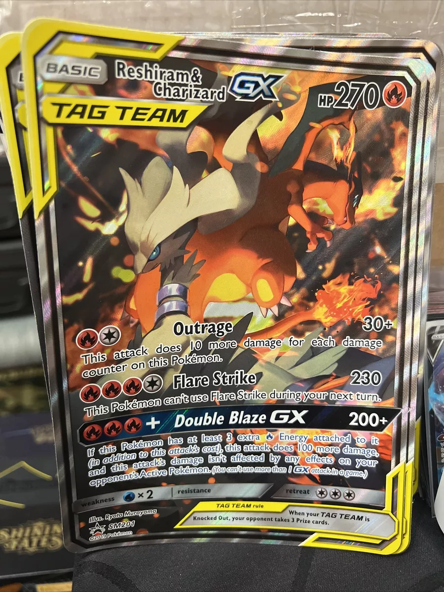 Pokemon Reshiram charizard GX