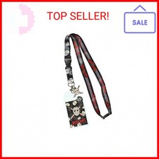 Friday The 13th Jason Lives ID Lanyard Badge Holder with 1.5" Rubber Pendant