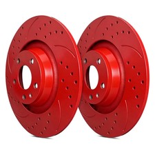 For Mitsubishi Eclipse Cross 18-26 Brake Rotors Double Double Drilled & Slotted