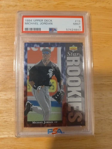 MICHAEL JORDAN ROOKIE 1994 Upper Deck #19 Baseball Star Rookies PSA 9 MINT