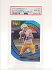 JUSTIN HERBERT 2020 SELECT FIELD LEVEL ROOKIE DIE CUT LIGHT BLUE PSA 10 Q0004