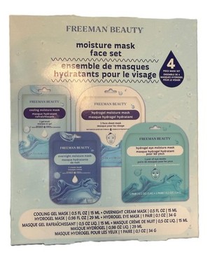FREEMAN BEAUTY  MOISTURE MASK FACE SET - 4 PIECE MASK SET