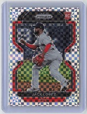 2022 Panini Prizm #207 Jack Lopez Power Plaid Prizm #/75