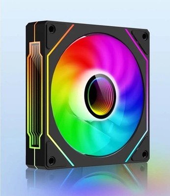 Prism 4 Pro RGB Lüfter 120mm Schwarz 5V 3PIN PWM ARGB PC Gehäuse